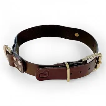 Coleira de couro para cachorro Pet Cher Pandora