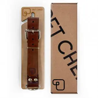 Coleira de couro para cachorro Pet Cher Pandora